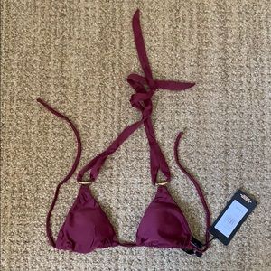 NWT Vix Thai Sash Bikini Top - Size Small